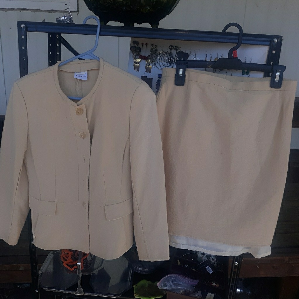 Akris skirt and blazer